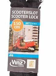 Coupon ? VINZ Kungur ART 3 Kettingslot 150 Cm / Fietsslot / Scooterslot / Motorslot / Schijfremslot ? -Kastoes winkel 184x840