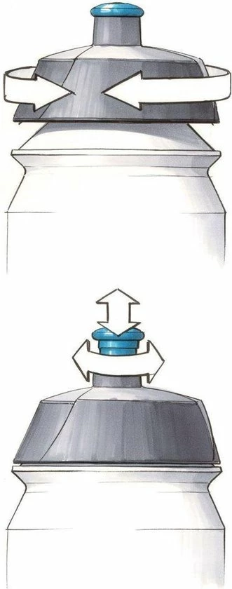 Uitgang ? 2 X Tacx Shiva Bidon - 750 Ml - Zilver - Drinkbus ⭐ 2 Uitgang ? 2 X Tacx Shiva Bidon - 750 Ml - Zilver - Drinkbus ⭐ - Afbeelding 2