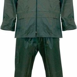 Coupon ? Merkloos Regenpak Polyester/PVC 2-delig Groen Maat L ?