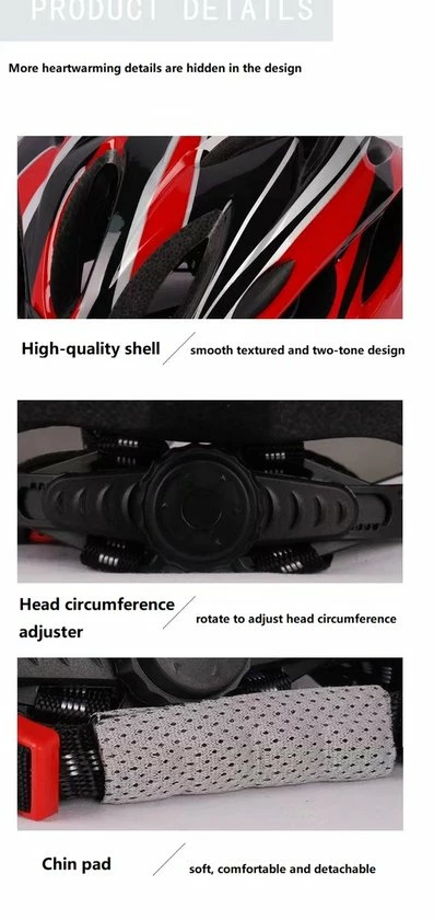 Beste deal ⭐ VFLY Fietshelm-Helmet Scooter-Elektrische Fiets-skateboard-Heren/Dames -54-62cm- Zwart Rood ? 6 Beste deal ⭐ VFLY Fietshelm-Helmet Scooter-Elektrische Fiets-skateboard-Heren/Dames -54-62cm- Zwart Rood ? - Afbeelding 6