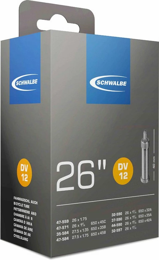 Hete verkoop ? Schwalbe Binnenband 26 X 1.75/1 1/4 (32/47-559/597) Dv 40 Mm ⌛ 1 Hete verkoop ? Schwalbe Binnenband 26 X 1.75/1 1/4 (32/47-559/597) Dv 40 Mm ⌛