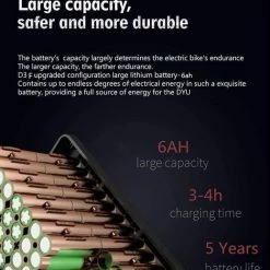 Flash-uitverkoop ? Gutos DYU D3F Opvouwbare Elektrische Fiets - 250W Aluminiumlegering Fiets ? 8 Flash-uitverkoop ? Gutos DYU D3F Opvouwbare Elektrische Fiets - 250W Aluminiumlegering Fiets ? -Kastoes winkel 519x840