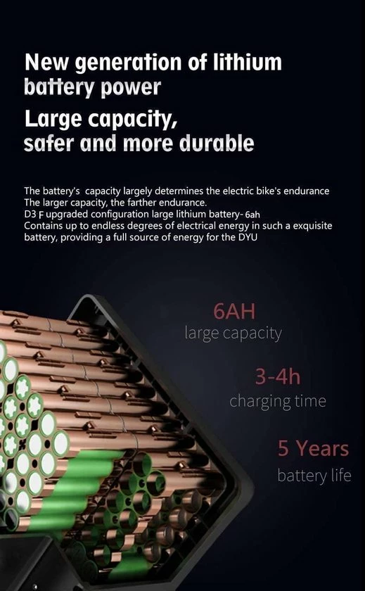 Flash-uitverkoop ? Gutos DYU D3F Opvouwbare Elektrische Fiets - 250W Aluminiumlegering Fiets ? 3 Flash-uitverkoop ? Gutos DYU D3F Opvouwbare Elektrische Fiets - 250W Aluminiumlegering Fiets ? - Afbeelding 3