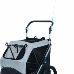 Flash-uitverkoop ✔️ Trixie Hondenfietskar Opvouwbaar Grijs 90 X 63 X 95 Cm ? -Kastoes winkel 528x840 1