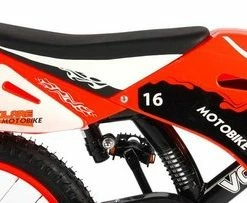 Goedkoopste ? Volare Motorbike Kinderfiets - Jongens - 16 Inch - Oranje - 95% Afgemonteerd ? -Kastoes winkel 550x203