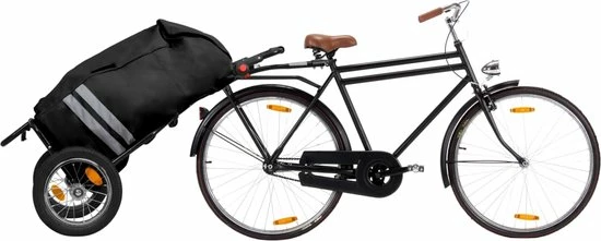 Coupon ? VidaXL Fietskar Inklapbaar Met Boodschappentas Zwart ? 7 Coupon ? VidaXL Fietskar Inklapbaar Met Boodschappentas Zwart ? - Afbeelding 7