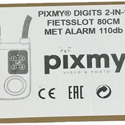 Uitgang ? PIXMY Video & Photo PIXMY - 2-in-1 Fietsslot 80cm Met Alarm - Fietsslot Ketting Cijferslot Kettingslot - Fietsalarm 110db - Scooteralarm Scooterslot ? -Kastoes winkel 550x274