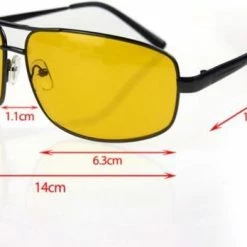 Nieuw ? Sitna Nachtbril Autorijden - Geel - Bril Slecht Weer - Nachtzien Autorijden Bril - Noodweer Bril Rijden - Mistbril ? -Kastoes winkel 550x348 1