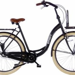 Goedkoop ? Spirit Carry Moederfiets Met Lage Instap N3 Mat-zwart ?