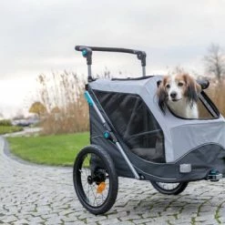 Groothandel ? Trixie Hondenfietskar Opvouwbaar Grijs (103X74X95 CM) ? -Kastoes winkel 550x366 1