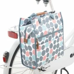 Goedkoopste ? New Looxs Lilly Enkele Fietstas - 18 Liter - Dots Blue ? -Kastoes winkel 550x366 185