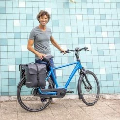 Beste Pirce ? New Looxs Odense Dubbele Fietstas MIK 39 Liter Zwart ? -Kastoes winkel 550x366 196