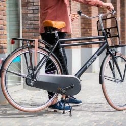 Coupon ⭐ Amigo Go One - Herenfiets 28 Inch - Transportfiets - Stadsfiets - Matzwart ❤️ -Kastoes winkel 550x366 63