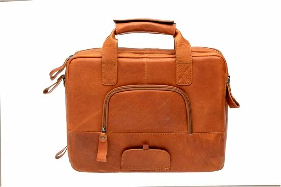 Goedkoop ? New Looxs Cali Leren Laptop Fietstas – 17 Liter - Cognac ? 10 Goedkoop ? New Looxs Cali Leren Laptop Fietstas – 17 Liter - Cognac ? - Afbeelding 10