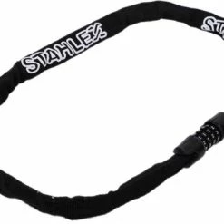 Coupon ✔️ Stahlex 4mm / 100cm Kettingslot Schlechts 360g Ketting Met Cijferslot Het Eerste Echte Fietsslot Voor Uw Kind Zwart ✨