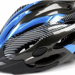Uitgang ? Mirage Allround Fietshelm - Maat L/XL (58 T/m 62 CM) - Zwart / Blauw ?