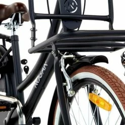 Promo ? Nogan Vintage N3 - Transportfiets - Meisjesfiets - 22 Inch - 3 Versnellingen - Zwart ? -Kastoes winkel 550x373 1