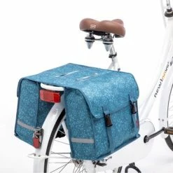 Uitgang ? New Looxs Dubbele Fietstas Cameo Double Bag 30 Liter 37 X 12.5 X 33 Cm (2x) - Tara Blue ⌛ -Kastoes winkel 550x375