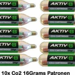 Top 10 ? Aktiv8 Aktiv-8 Co2 Patronen 16 Grams Met Draad - 10x Co2 Patronen ?