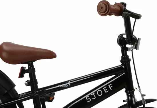 Uitgang ✨ SJOEF Race Jongensfiets 16 Inch - Zwart ❤️ 4 Uitgang ✨ SJOEF Race Jongensfiets 16 Inch - Zwart ❤️ - Afbeelding 4