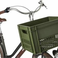 Goedkoopste ? Fastrider Fietskrat Groot - Legergroen - 34L ? -Kastoes winkel 550x387 1