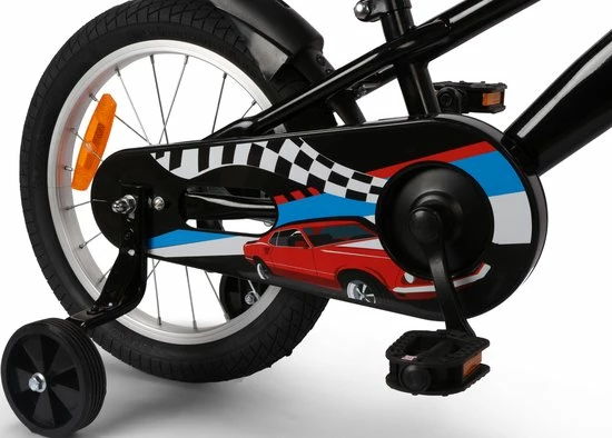 Uitgang ✨ SJOEF Race Jongensfiets 16 Inch - Zwart ❤️ 10 Uitgang ✨ SJOEF Race Jongensfiets 16 Inch - Zwart ❤️ - Afbeelding 10