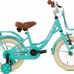 Kastoes winkel 15 Groothandel ✔️ Nogan Puck - Kinderfiets - Meisjesfiets - 12 Inch - Turquoise ?