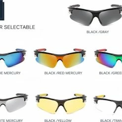 Nieuw ✔️ Garpex? Garpex Fietsbril - Sportbril - Polaroid Zonnebril - Zonnebril - Racefiets - Mountainbike - Motor - Zwart Frame Rode Lens ? -Kastoes winkel 550x398 3