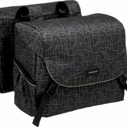 Korting ? New Looxs Ivy Mondi Joy Dubbele Fietstas - 38 Liter Grijs ? -Kastoes winkel 550x398 4