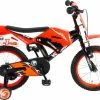 Goedkoopste ? Volare Motorbike Kinderfiets - Jongens - 16 Inch - Oranje - 95% Afgemonteerd ?