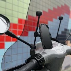 Beste Verkoop ? MANOS LIBRES - MODEL E PRO | TELEFOONHOUDER SCOOTER, MOTOR, FIETS | WINDSCHERM | UNIVERSEEL | ZWART | PIAGGO | VESPA | ZIP ? -Kastoes winkel 550x412 40