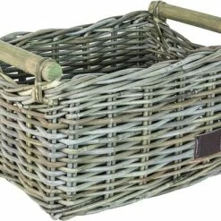 Goedkoop ❤️ Fastrider Bamboo Rotan Fietsmand - Naturel - 17L - Handgemaakt ?