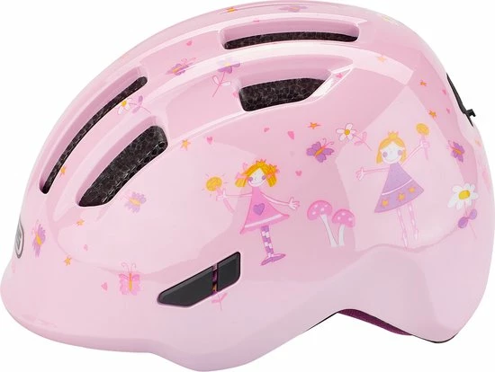 Gloednieuw ? Abus Helm Smiley 3.0 - Rose Princess - S ( 45-50 CM ) - Kinder Fietshelm ✨ 3 Gloednieuw ? Abus Helm Smiley 3.0 - Rose Princess - S ( 45-50 CM ) - Kinder Fietshelm ✨ - Afbeelding 3