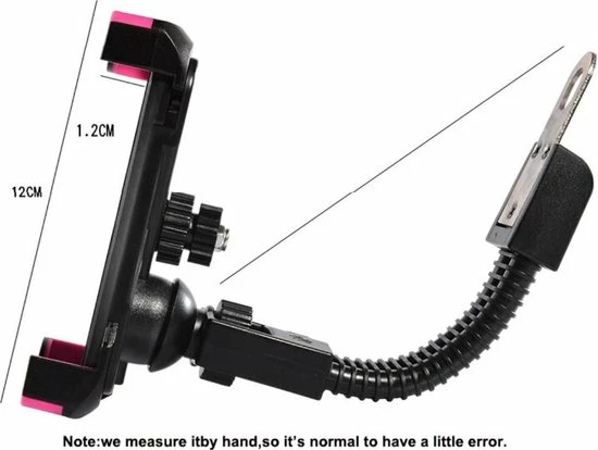 Goedkoopste ⭐ Poqlo? Telefoonhouder Motorfiets - Voor Op De Brommer - Scooter Telefoonhouder ? 4 Goedkoopste ⭐ Poqlo? Telefoonhouder Motorfiets - Voor Op De Brommer - Scooter Telefoonhouder ? - Afbeelding 4