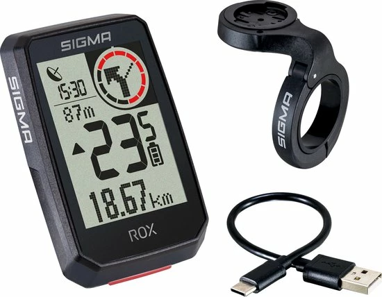 Korting ? SIGMA SPORT ROX 2.0 GPS Bike Computer - Top Mount Set, Zwart ✨ 11 Korting ? SIGMA SPORT ROX 2.0 GPS Bike Computer - Top Mount Set, Zwart ✨ - Afbeelding 11