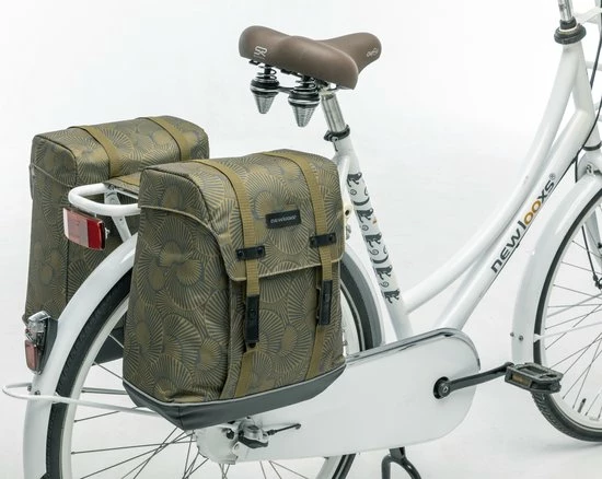 Begroting ? New Looxs Selo Alba Dubbele Fietstas - 34 Liter - Brons ? 7 Begroting ? New Looxs Selo Alba Dubbele Fietstas - 34 Liter - Brons ? - Afbeelding 7