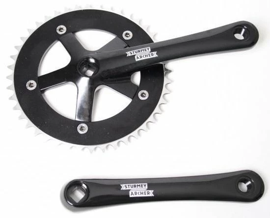 Beste Pirce ? Sturmey Archer Crankstel Fct28 48t 170 Mm Zwart ? 2 Beste Pirce ? Sturmey Archer Crankstel Fct28 48t 170 Mm Zwart ? - Afbeelding 2