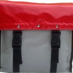 Korting ? BayNL- Waterdicht - Dubbele - Bisonyl - Fietstas- Reflectoren - Grijs En Rood – 34cmX16.2cmX32cm=35 Liter ? -Kastoes winkel 550x446 1