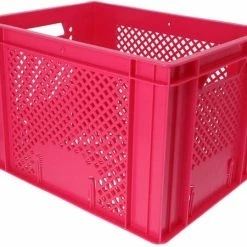 Coupon ? Merkloos Fietskrat 31 Liter - Roze ?