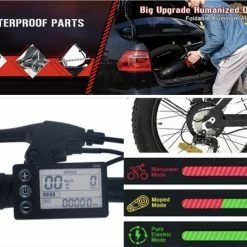 Top 10 ? HITWAY E-bike Elektrische Fiets 20" Vouwfiets Met Dikke Banden, 250W/36V/11,2Ah Accu, 35-90 Km, Offroad-mountainbike Met Shimano 7 Versnellingen, CityBike Voor Heren En Dames ? -Kastoes winkel 550x455 7