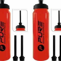 Hete verkoop ⌛ Pure2Improve P2I - 2 Stuks - Sportbidons - Inclusief - 2 Siliconen Drink Tuiten - Bidon - Sportbidon - Sinterklaas - Cadeau ?