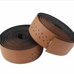 Korting ⭐ VMT Retro Stuurlint Kunstleer Met Gaatjes Bruin Premium Quality ?