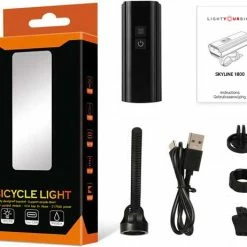 Flash-uitverkoop ? Lightyourbike ® SKYLINE 1.800 & BRAKE - Fietsverlichting USB Oplaadbaar - Fietslamp Voor & Fiets Achterlicht - LED Fietsverlichting Set - 1.800 Lumen - Racefiets & MTB Verlichting ✨ -Kastoes winkel 550x462 7