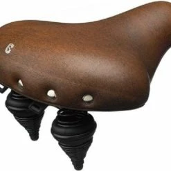 Promo ? Selle Comfort Drifter Fietszadel - Retro XL - Bruin Zadel ?