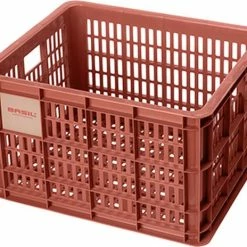 Korting ? Basil Fietskrat M - Medium - 29.5 Liter - Rood ?