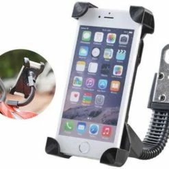 Goedkoopste ⭐ Poqlo? Telefoonhouder Motorfiets - Voor Op De Brommer - Scooter Telefoonhouder ?