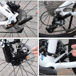 Aanbiedingen ? Qbike 8 Stuks Professionele Onderhoud Schoonmaak Set Voor Fietsen - Mountainbikes - Kettingreiniger Gereedschap - Bandenborstel - Remschijf Reiniger - Fiets Reinigen - Ketting Schoonmaak Set - Fietsreinigingsset - Borstel Voor Fietsketting ? -Kastoes winkel 550x481 3