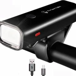 Korting ? Pro Sport Lights Fietsverlichting LED Micro USB Oplaadbaar - Voorlicht - 400 Lumen ?