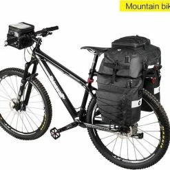 Coupon ? Fietstassen Dubbel 65L Waterdichte Tas Bagagedrager Fiets Rugzak Regenhoes UPGRADE Zwart - RHINOWALK - 3 In 1 Multifunctionele Fietstas ? -Kastoes winkel 550x482 6