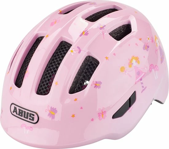 Gloednieuw ? Abus Helm Smiley 3.0 - Rose Princess - S ( 45-50 CM ) - Kinder Fietshelm ✨ 1 Gloednieuw ? Abus Helm Smiley 3.0 - Rose Princess - S ( 45-50 CM ) - Kinder Fietshelm ✨